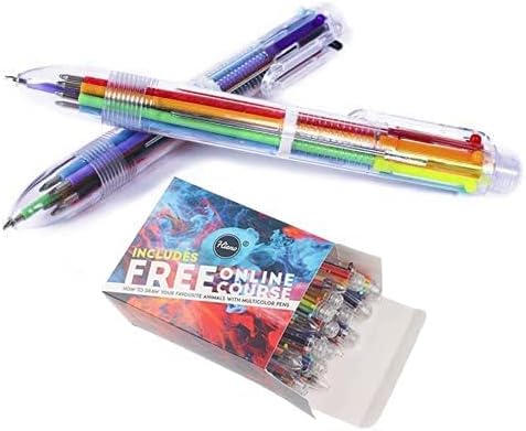 Hieno 6 in 1 Multicolor Pens Set