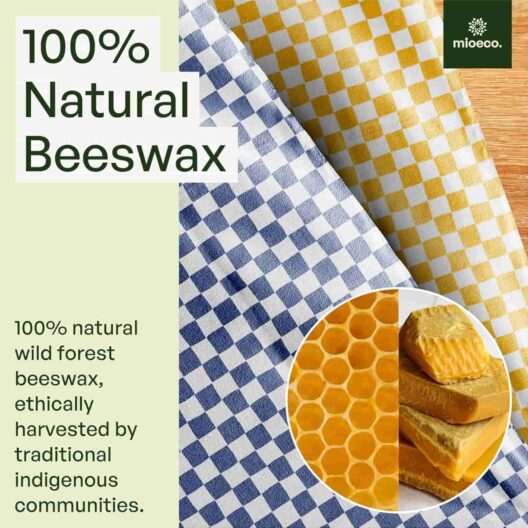 MioEco Beeswax Food Wrap Set Daisy Field